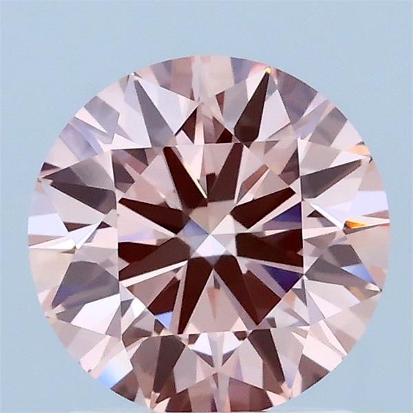 1.5ct Round FANCY INTENSE PINK VVS2 Lab Created Diamond