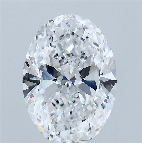 3ct Oval D VVS2 Lab Created Diamond