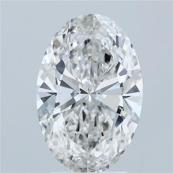 3.01ct Oval F VVS2 Lab Created Diamond