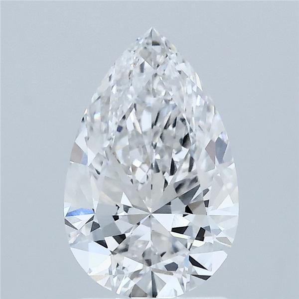 1.5ct Pear E VVS2 Lab Created Diamond