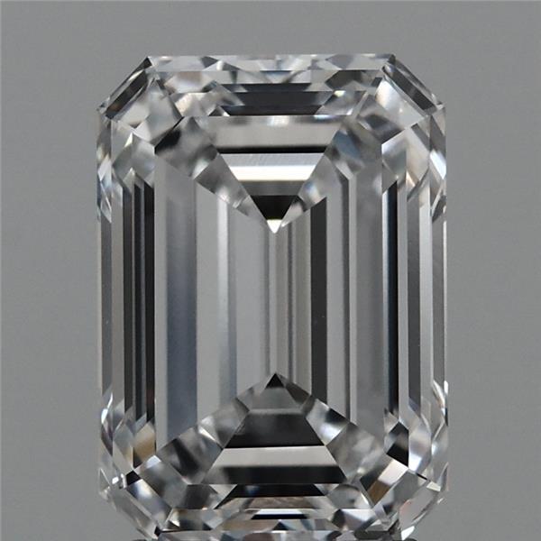 3.28ct Emerald E VVS1 Lab Created Diamond