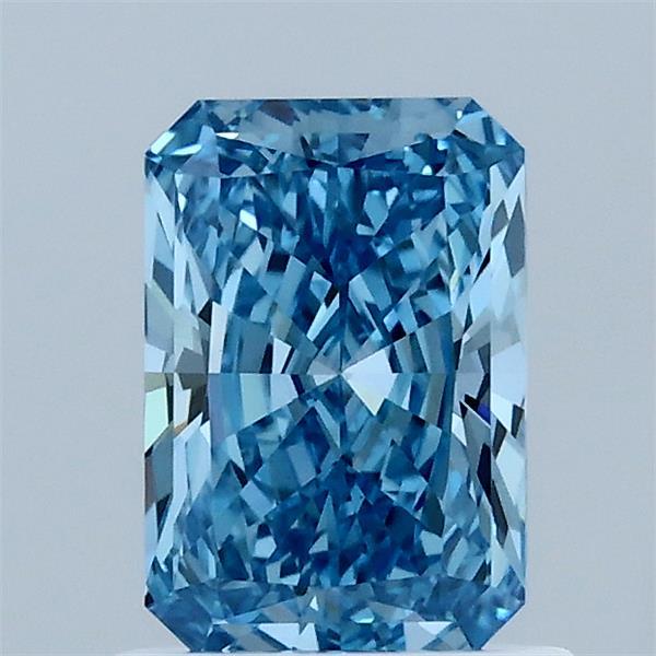 1.04ct Radiant FANCY VIVID BLUE VS1 Lab Created Diamond