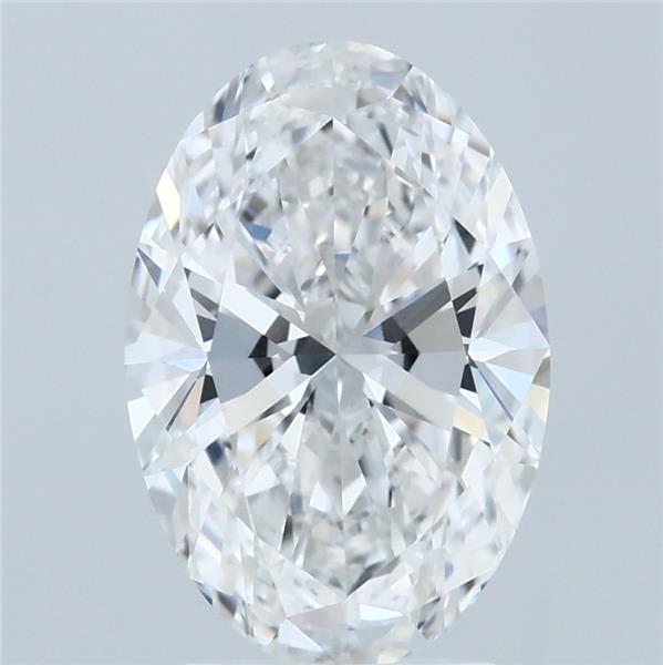 2.81ct Oval E VVS2 Lab Created Diamond