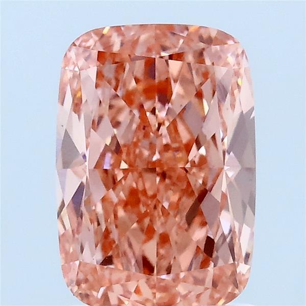 1.9ct Cushion FANCY VIVID PINK VS1 Lab Created Diamond