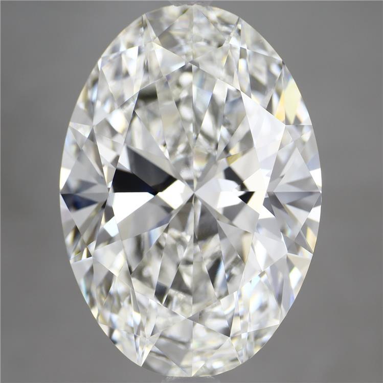 8.6ct Oval F VVS2 Lab Created Diamond