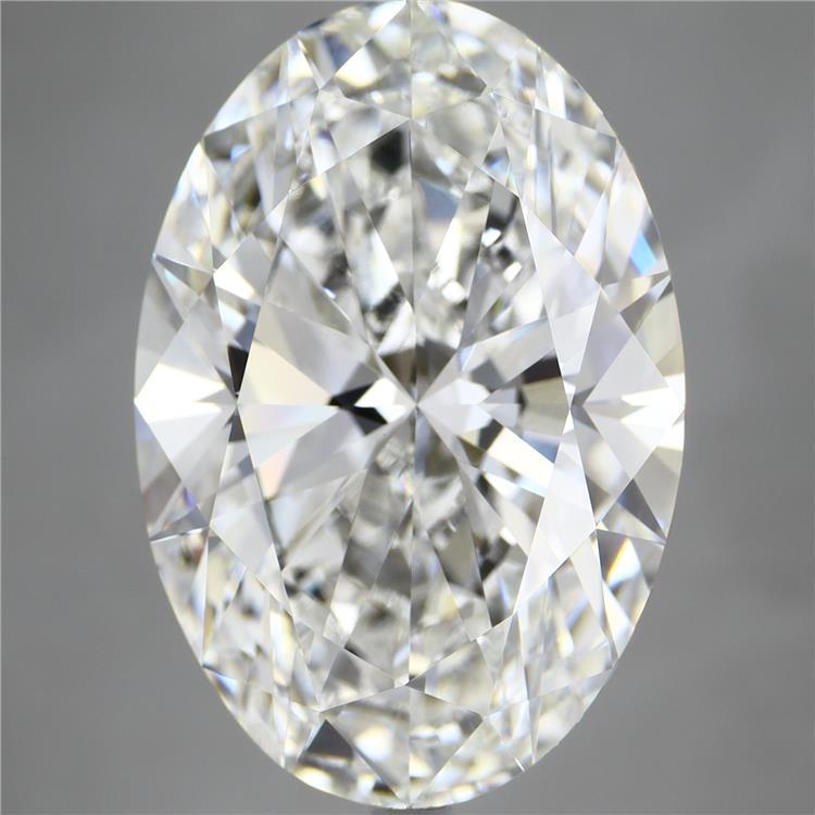 13.08ct Oval F VVS2 Lab Created Diamond