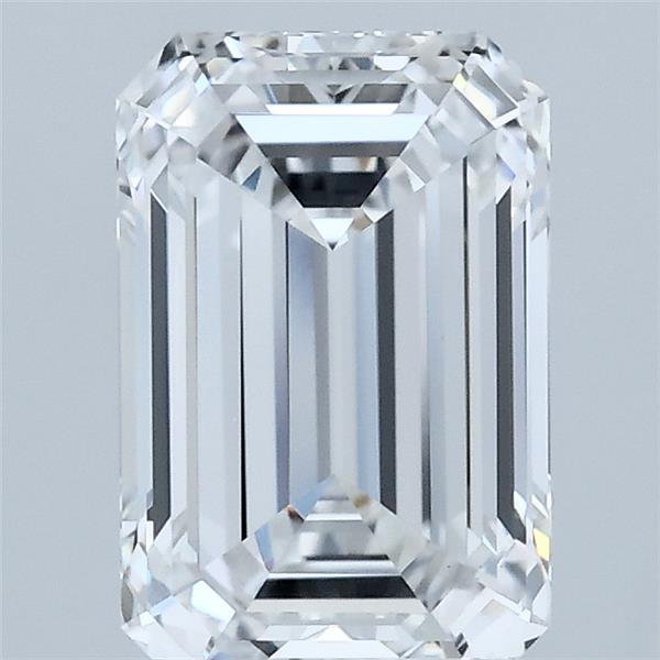 2.21ct Emerald D VVS2 Lab Created Diamond
