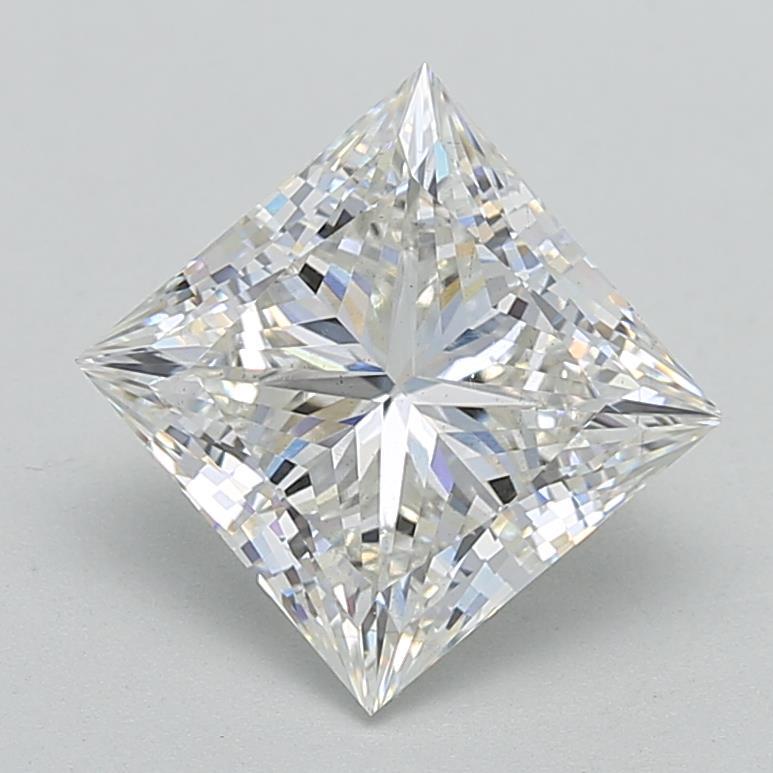4.05ct Princess F VS2 Lab Created Diamond