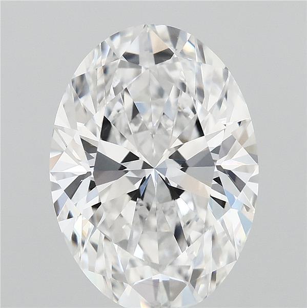 3.58ct Oval D VVS1 Lab Created Diamond