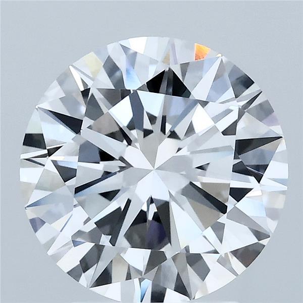 3ct Round D VS1 Lab Created Diamond