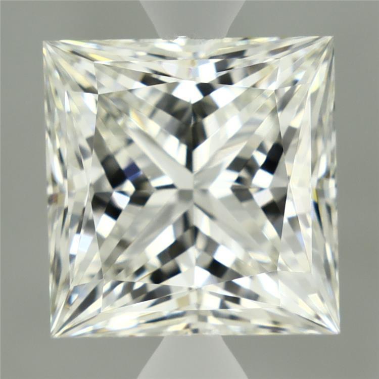2.86ct Princess G VVS2 Lab Created Diamond