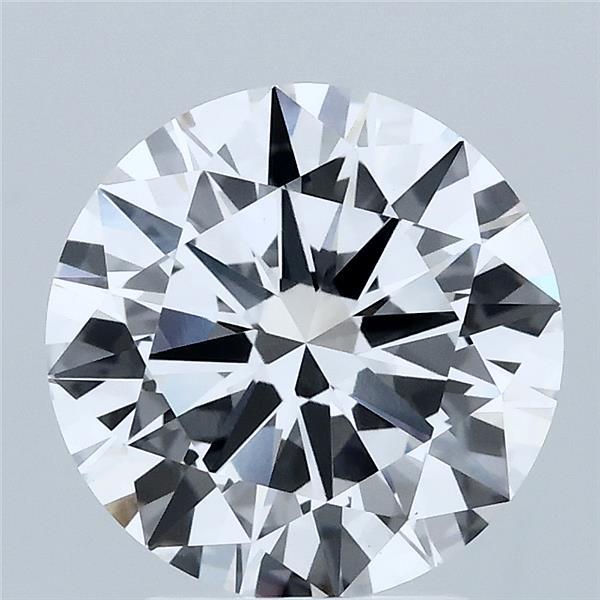 3ct Round D VVS2 Lab Created Diamond