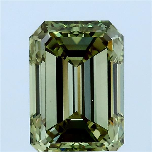 2ct Emerald FANCY VIVID GREEN VS1 Lab Created Diamond