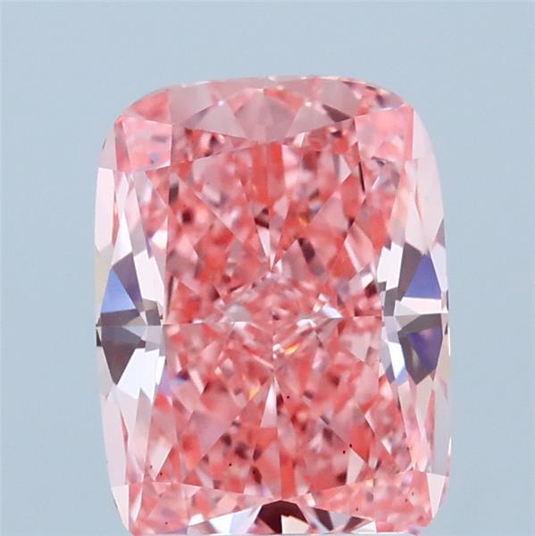 2.04ct Cushion FANCY VIVID PINK VS2 Lab Created Diamond