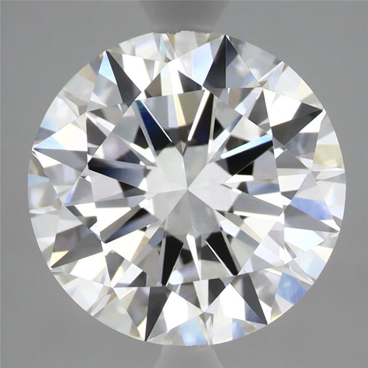 3.76ct Round F VVS2 Lab Created Diamond