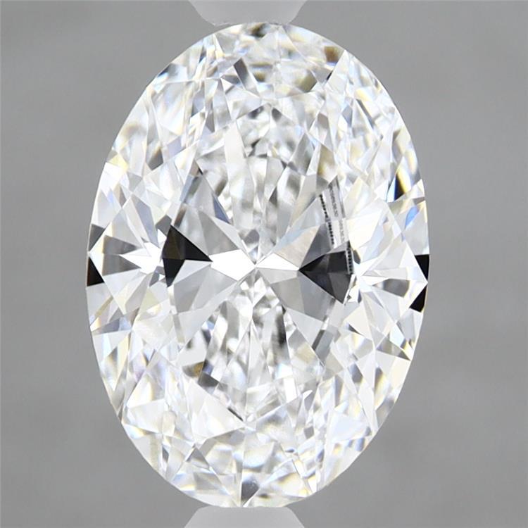 2ct Oval D VVS2 Lab Created Diamond