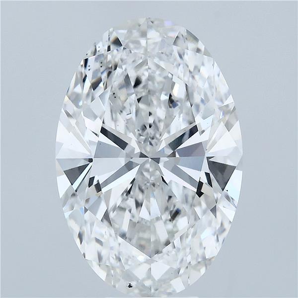 7.05ct Oval E VS2 Lab Created Diamond