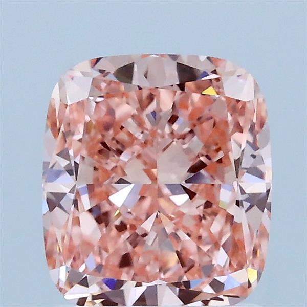 1.5ct Cushion FANCY VIVID PINK VVS2 Lab Created Diamond