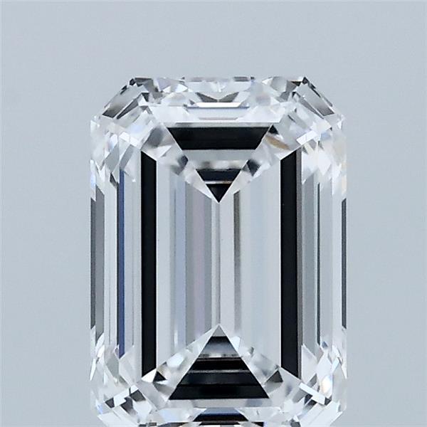 1.55ct Emerald D VVS2 Lab Created Diamond