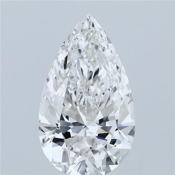 2.06ct Pear F VVS2 Lab Created Diamond