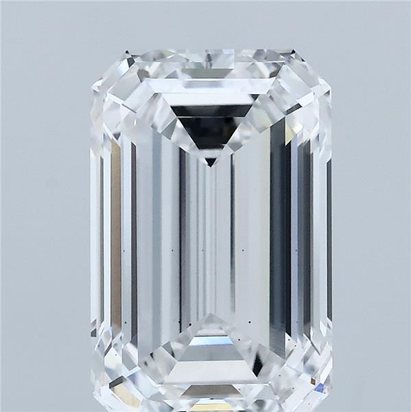 4.06ct Emerald D VS2 Lab Created Diamond