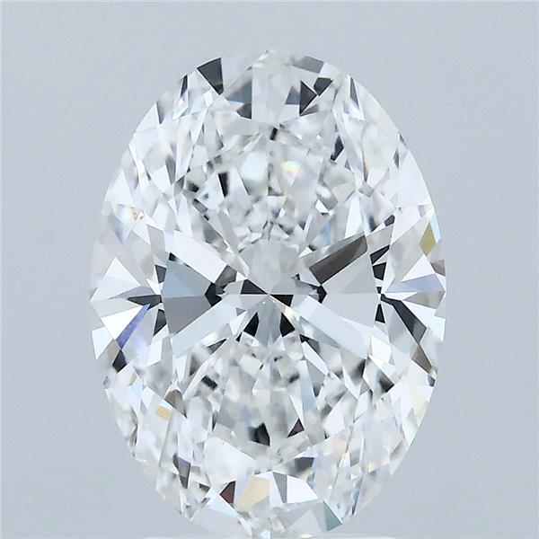 3.05ct Oval E VVS2 Lab Created Diamond