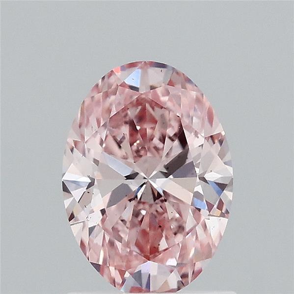 1.2ct Oval FANCY VIVID PINK VS2 Lab Created Diamond