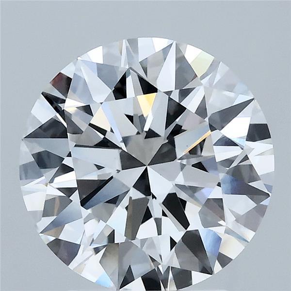 2.86ct Round E VVS2 Lab Created Diamond