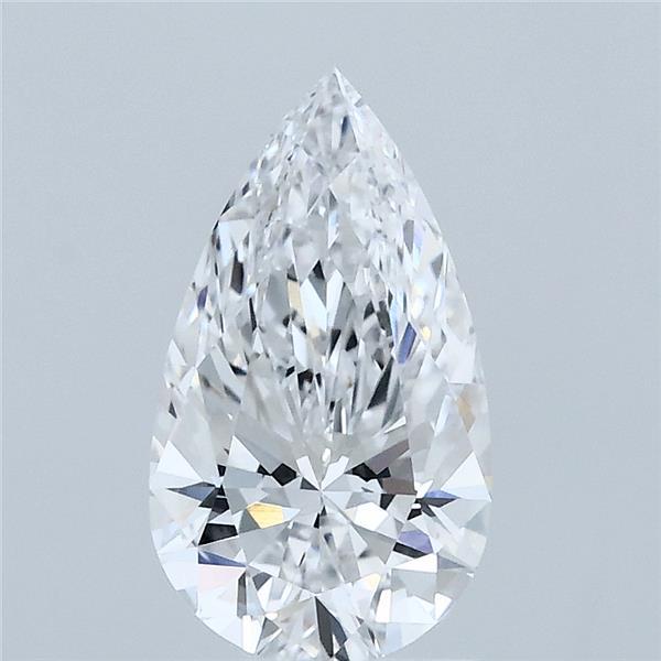 1.41ct Pear D VVS2 Lab Created Diamond