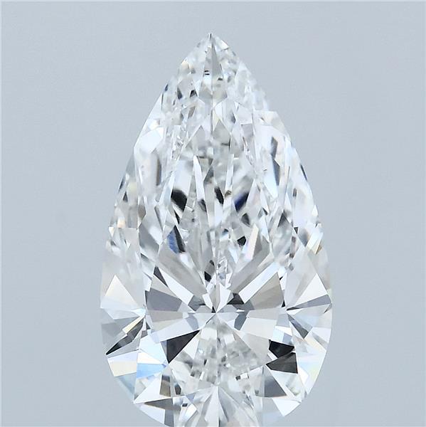 3ct Pear E VS1 Lab Created Diamond