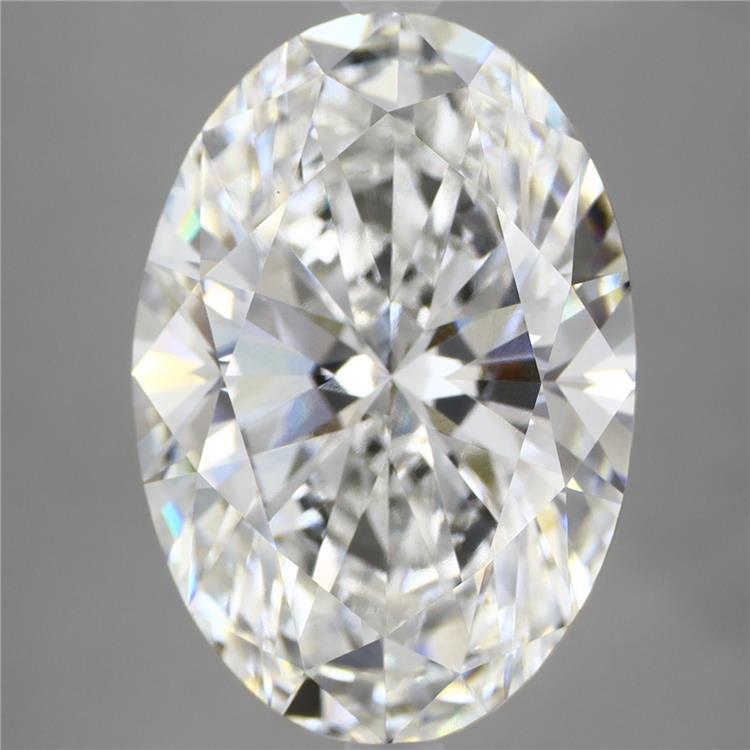 7.01ct Oval E VVS2 Lab Created Diamond