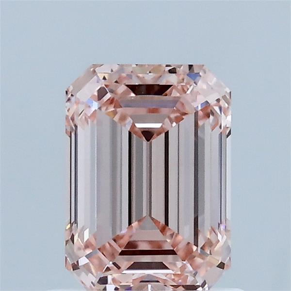 1.06ct Emerald FANCY INTENSE PINK VVS2 Lab Created Diamond