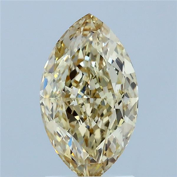 2.03ct Marquise FANCY LIGHT YELLOW VS1 Lab Created Diamond