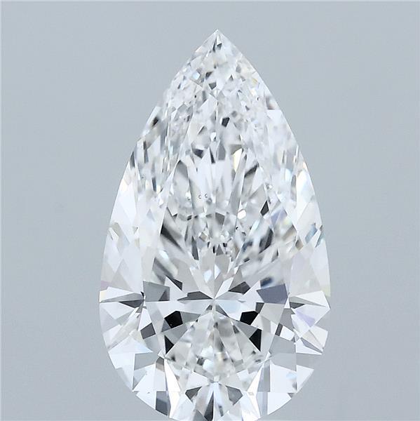 2.55ct Pear E VS1 Lab Created Diamond