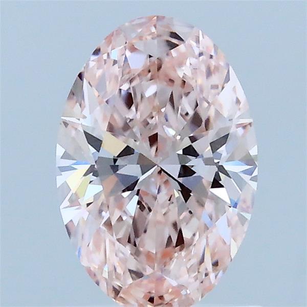 1ct Oval FANCY INTENSE PINK VVS2 Lab Created Diamond