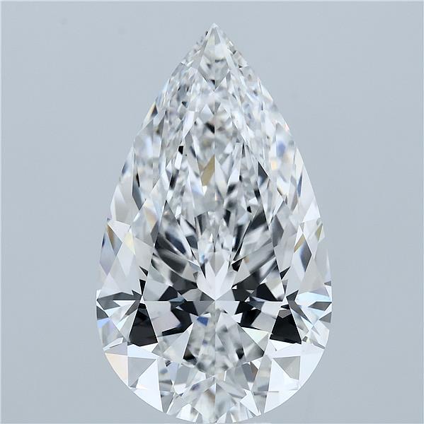 10.06ct Pear E VVS2 Lab Created Diamond