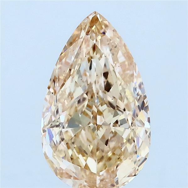 2.09ct Pear FANCY LIGHT YELLOW VS2 Lab Created Diamond