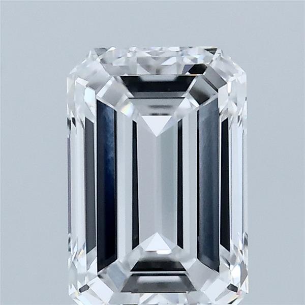 1.5ct Emerald D VVS2 Lab Created Diamond