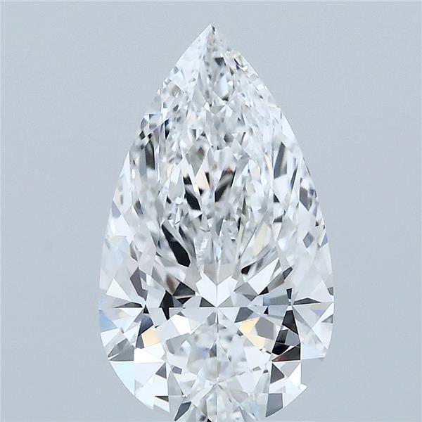 2.05ct Pear E VVS2 Lab Created Diamond