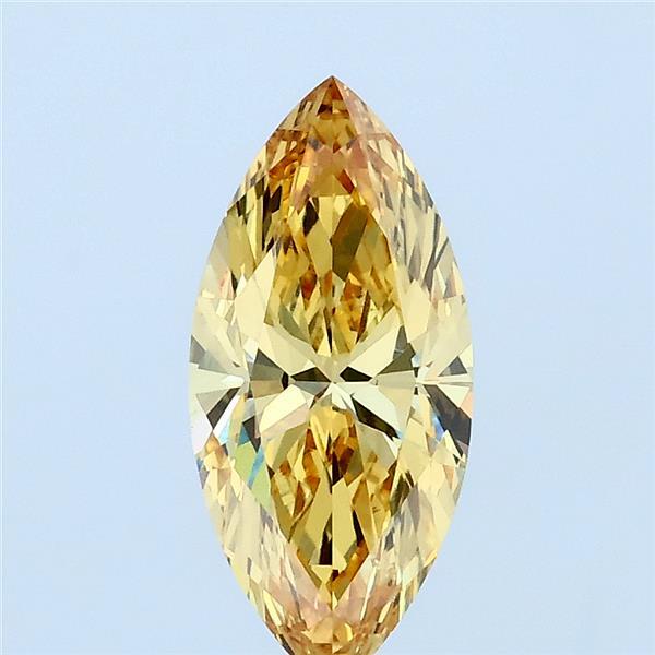 1ct Marquise FANCY INTENSE YELLOW VS1 Lab Created Diamond