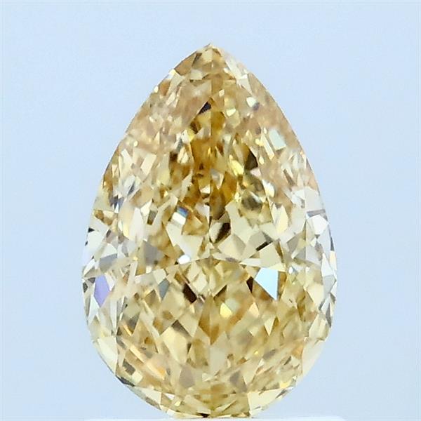 1.03ct Pear FANCY YELLOW VS1 Lab Created Diamond