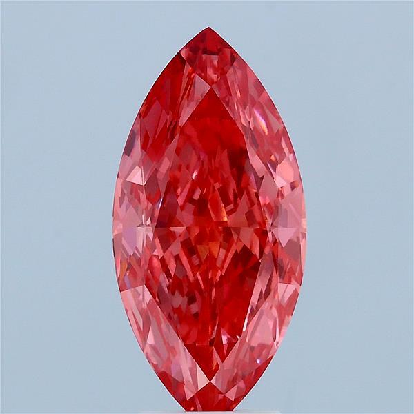 4.11ct Marquise FANCY VIVID PINK VVS2 Lab Created Diamond
