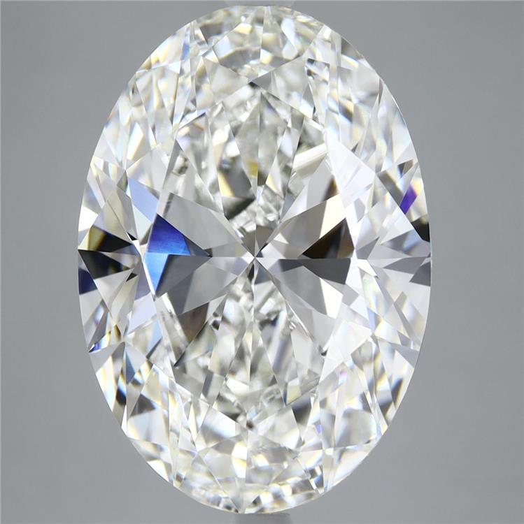 8.04ct Oval F VVS2 Lab Created Diamond