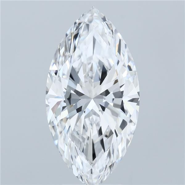 5.01ct Marquise D VVS2 Lab Created Diamond