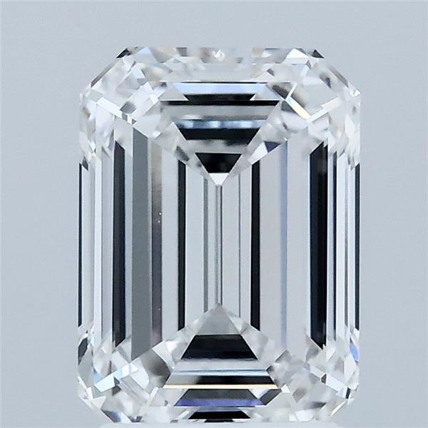 2.03ct Emerald E VVS2 Lab Created Diamond