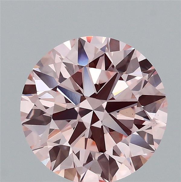 2.2ct Round FANCY INTENSE PINK VS1 Lab Created Diamond