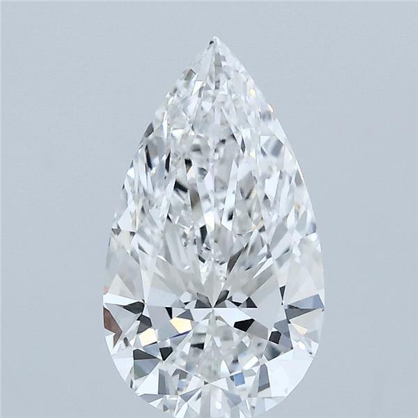 1.5ct Pear E VVS2 Lab Created Diamond