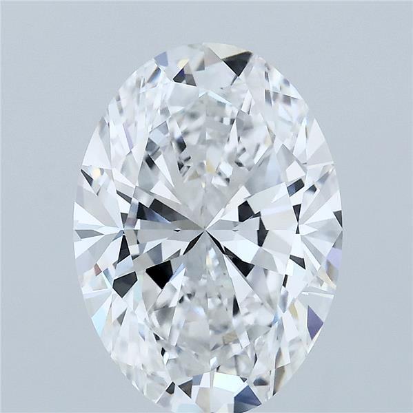 4ct Oval E VVS2 Lab Created Diamond