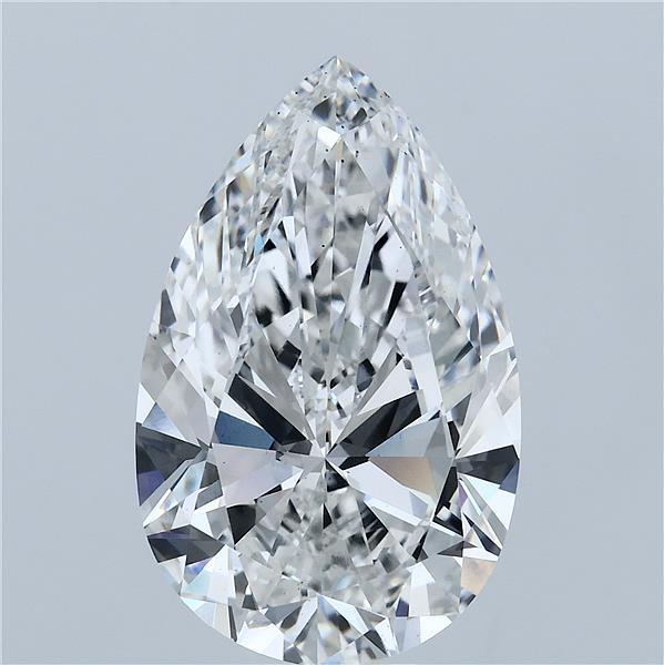 9ct Pear E VS2 Lab Created Diamond