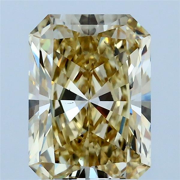 2.08ct Radiant FANCY LIGHT YELLOW VS2 Lab Created Diamond